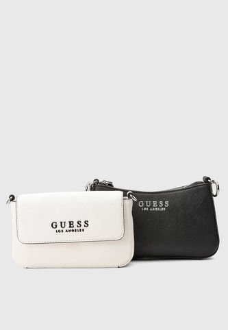 Bolso Manos Libres GUESS Abbie Mini Negro Guess