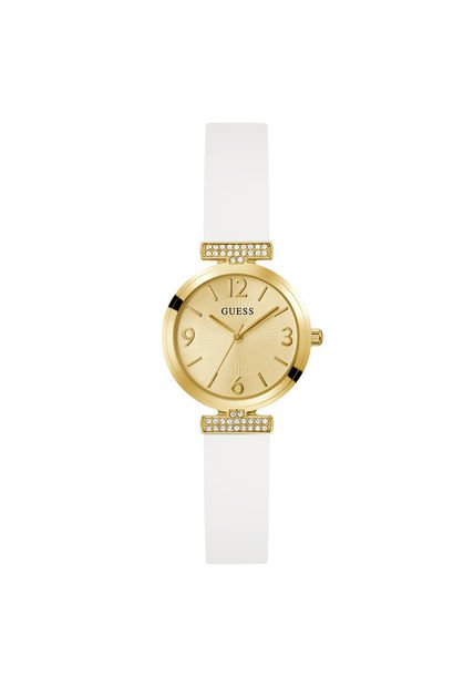 Relojes Guess Mujer Array. Silicona Blanco GW0912L2