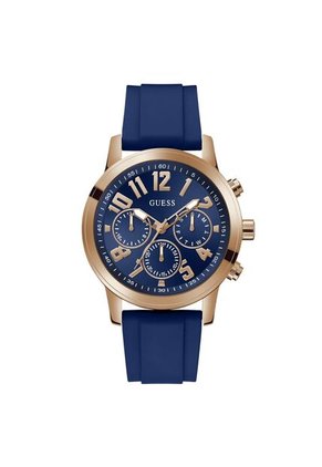 Reloj Guess Hombre Parker. Silicona Azul GW0708G3