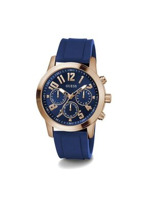 Reloj Guess Hombre Parker. Silicona Azul GW0708G3