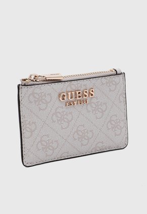 Billetera GUESS Laurel SLG II Gris Claro