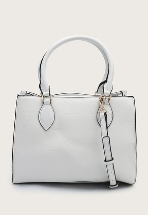 Bolso Blanco-Oro Rosa GUESS Oak Park
