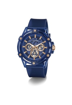 Reloj Guess Hombre King. Silicona Azul GW1142G3