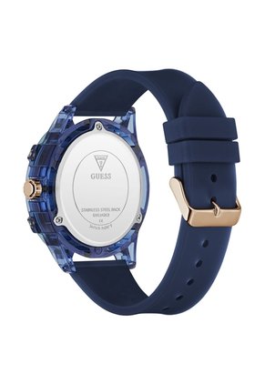 Reloj Guess Hombre King. Silicona Azul GW1142G3