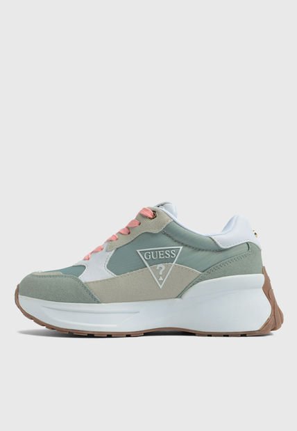Tenis Gris-Blanco-Rosa GUESS Strive 2