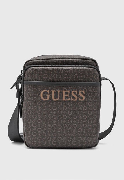 Bolso Manos Libres Café Oscuro-Marrón GUESS