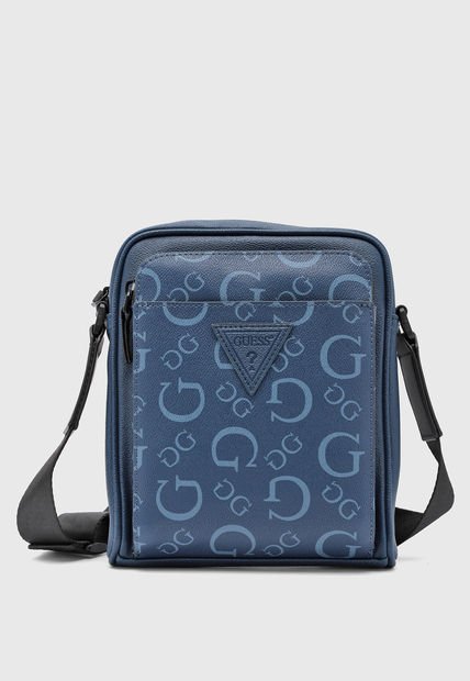 Bolso Manos Libres Azul Navy-Negro GUESS