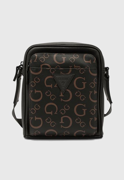Bolso Manos Libres Café Oscuro-Marrón GUESS