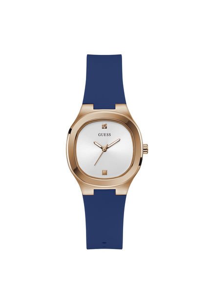 Reloj Guess Mujer Eve. Silicona Azul GW0658L3