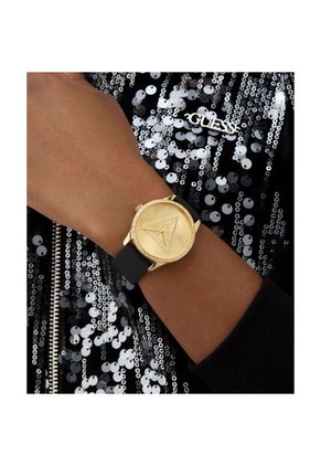 Reloj Guess Mujer Roxy. Silicona Negro GW0942L2