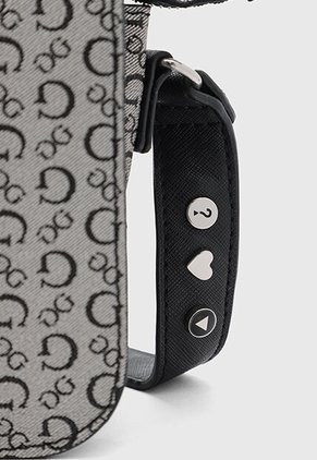 Bolso Manos Libres GUESS Burnaby Mini Gris