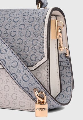 Bolso Marfil-Gris-Azul Raf GUESS