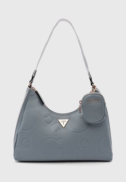 Bolso  Azul Grisáceo-Blanco GUESS
