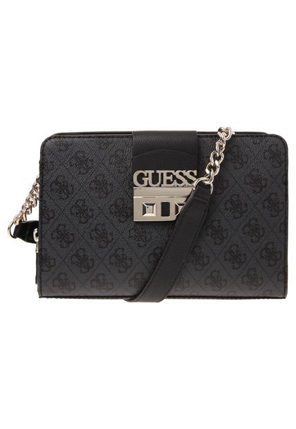 Bolso Negro GUESS luxe crossbody
