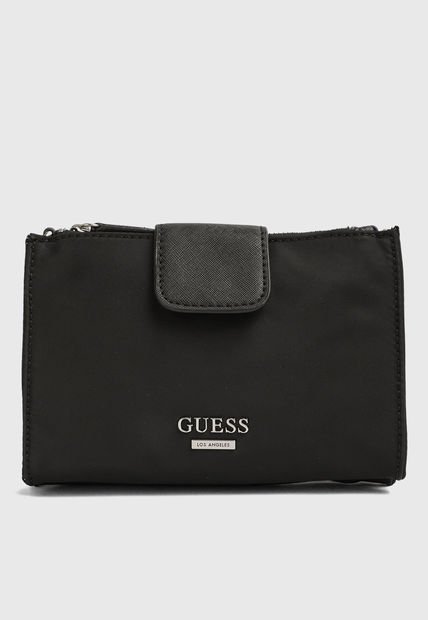 Bolso Negro-Plateado GUESS