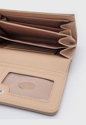 Billetera GUESS Jillian SLG Beige