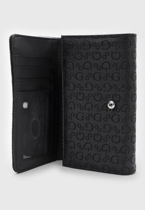 Billetera GUESS Jillian SLG Negro