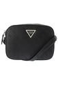 Bolso Manos Libres Negro GUESS  Crossbody Top Zip de Guess