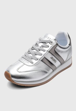 Tenis Lifestyle GUESS Saphia Plateado