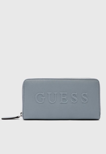 Billetera Azul Grisácoe GUESS