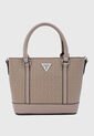 Bolso GUESS Quinley Mini Taupe de Guess