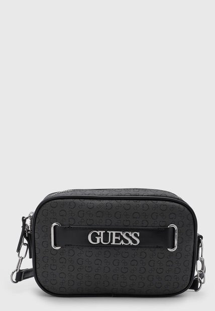 Bolso Manos Libres GUESS Danica Mini Gris Oscuro