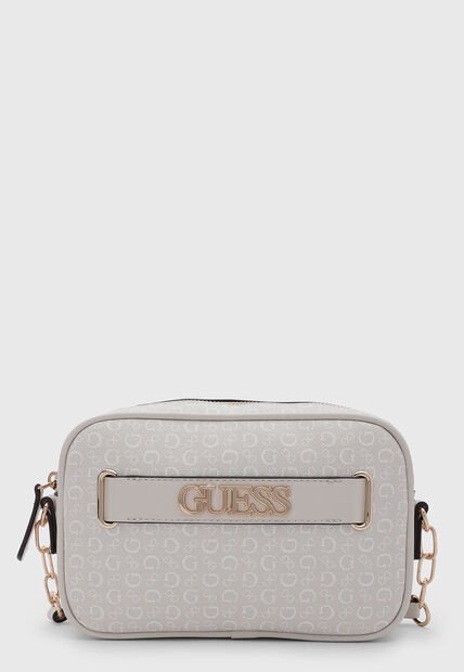 Bolso Manos Libres GUESS Danica Mini Gris Claro