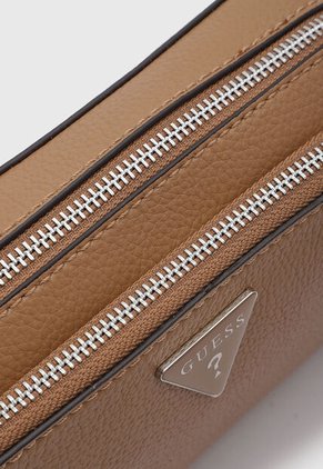 Bolso Manos Libres GUESS Lisa Mini Café