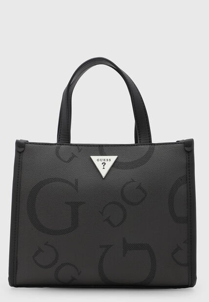 Bolso GUESS Jackie Mini Gris Oscuro