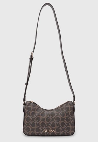 Bolso Manos Libres GUESS Elliot Mini Marrón Guess