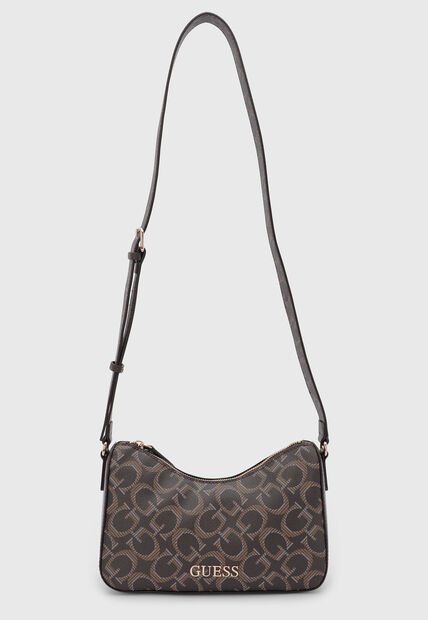 Bolso Manos Libres GUESS Elliot Mini Marrón
