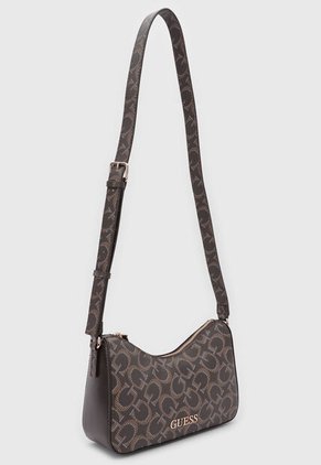 Bolso Manos Libres GUESS Elliot Mini Marrón