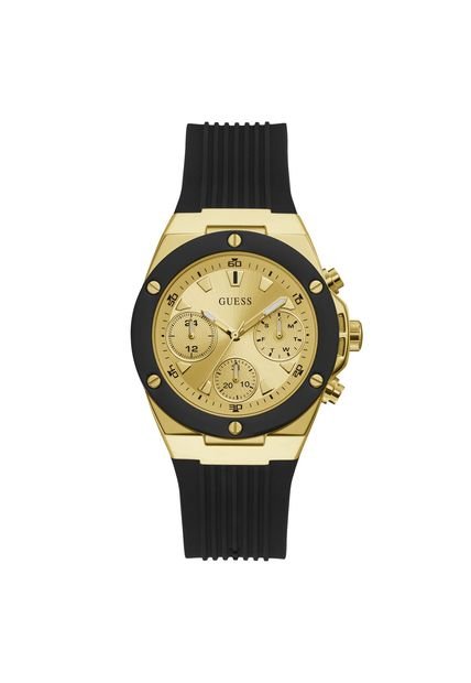 Relojes Guess Mujer ATHENA. Silicona Negro GW0030L2