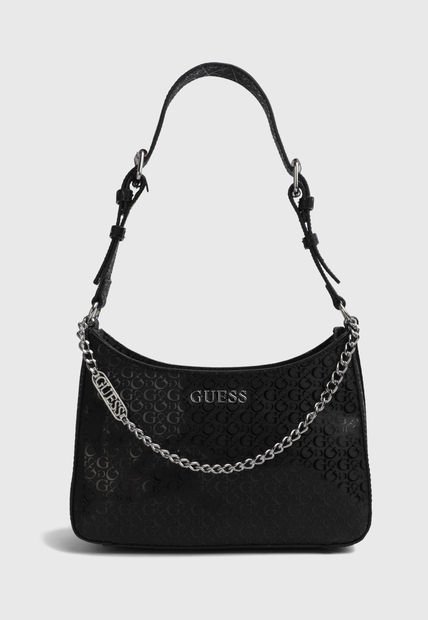 Bolso Negro-Plateado GUESS