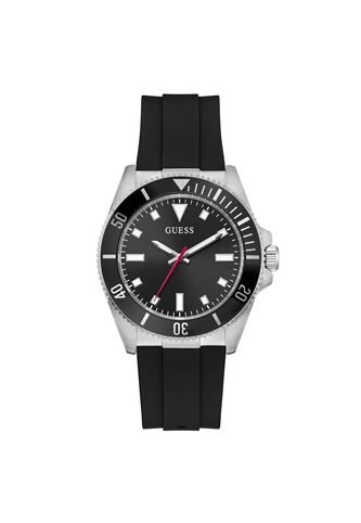 Reloj Guess Hombre Cliff. Silicona Negro GW0969G1 Guess