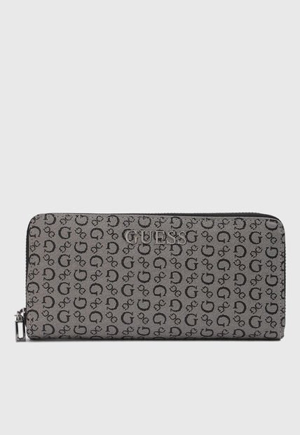 Billetera Gris-Negro GUESS