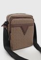 Bolso Manos Libres GUESS Insignia Café de Guess