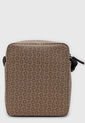 Bolso Manos Libres GUESS Insignia Café de Guess