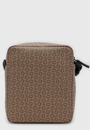 Bolso Manos Libres GUESS Insignia Café