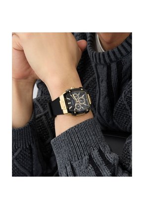 Reloj Guess Hombre Phoenix. Silicona Negro GW0956G2
