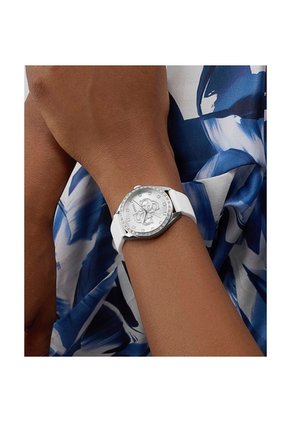 Reloj Guess Mujer Ava. Silicona Blanco GW1042L1