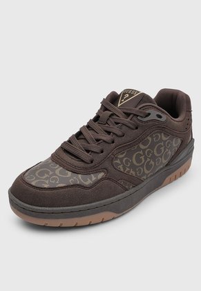 Tenis Lifestyle GUESS Mlnanli8 Marrón
