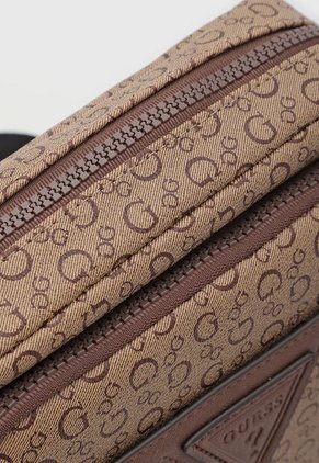 Bolso Manos Libres GUESS Insignia Café
