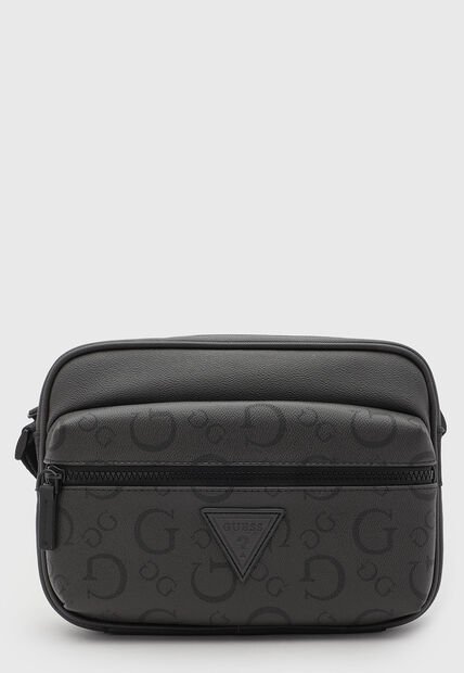 Bolso Manos Libres GUESS Insignia Gris Oscuro