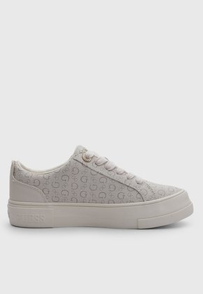 Tenis Lifestyle GUESS Gmakely Gris Claro
