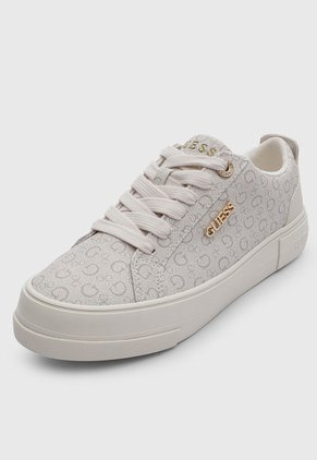 Tenis Lifestyle GUESS Gmakely Gris Claro