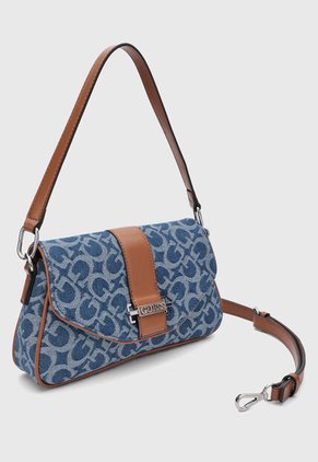 Bolso Denim GUESS Eika Azul
