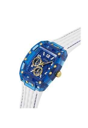 Relojes Guess Hombre Phoenix. Silicona Blanco GW0499G6