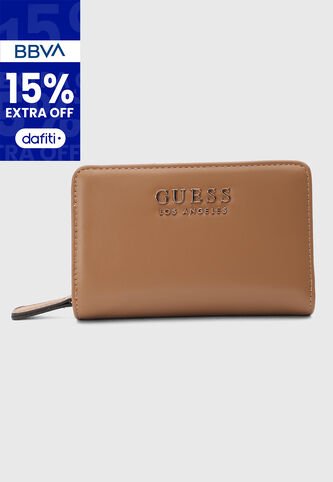 Billetera GUESS Spring Hill SLG Café Guess