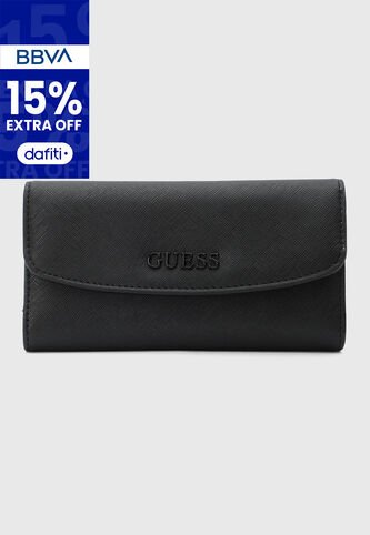 Billetera GUESS Remy SLG Slim Negro Guess